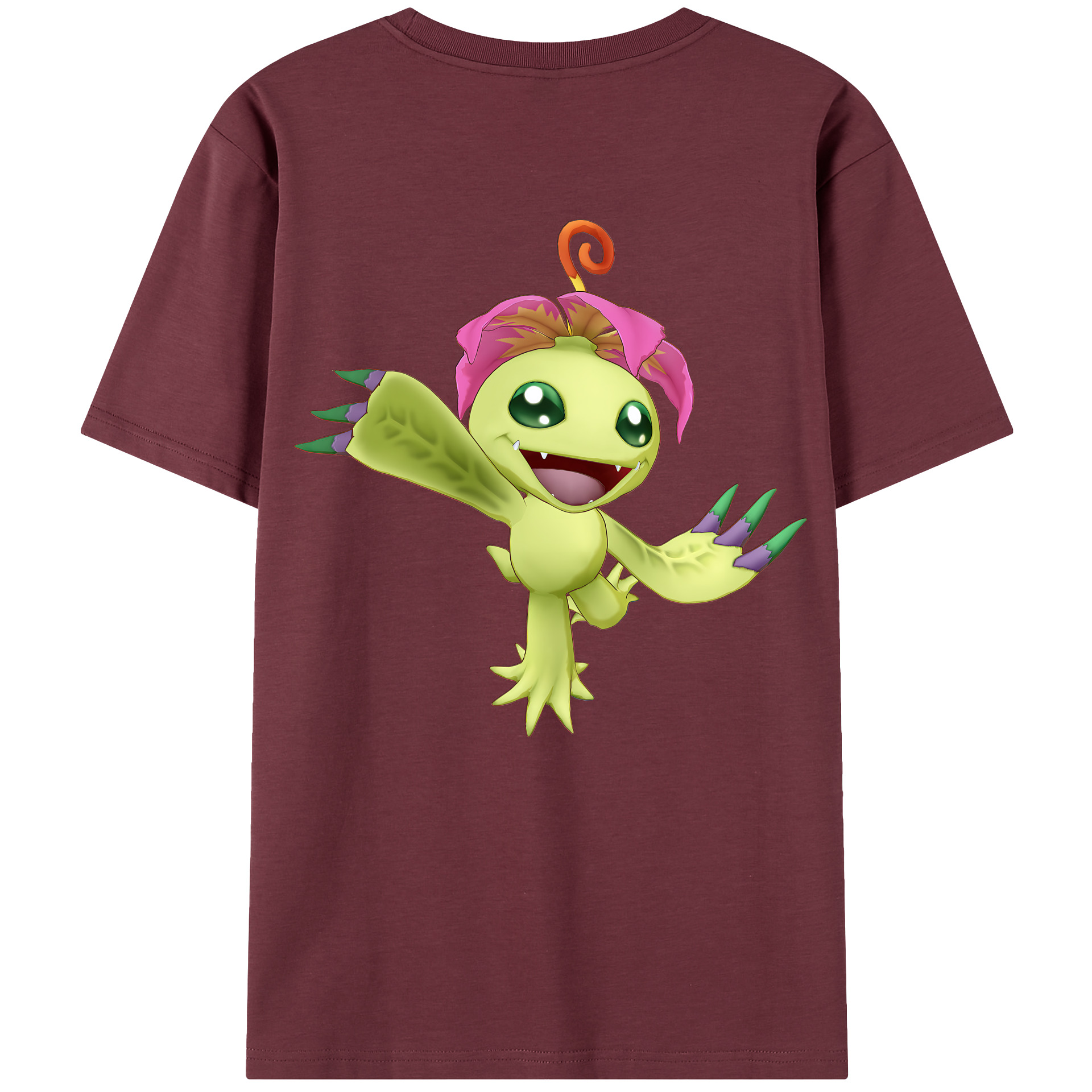 （画像用） Digimon デジタルモンスター/デジモン 綿100％半袖Tシャツ（背面プリント）